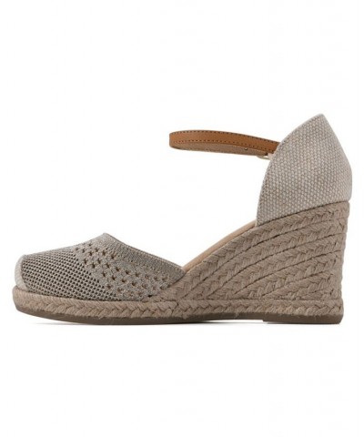 Women's Maven Espadrille Wedges Yellow $41.83 Shoes