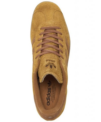 Men's Originals Gazelle Casual Sneakers Brown $36.30 Shoes