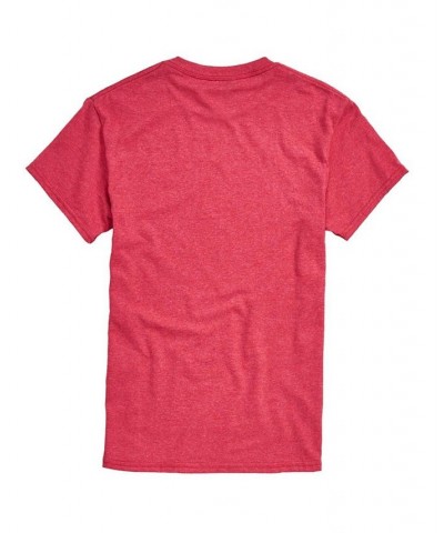 Men's Peanuts City League Baseball T-shirt Red $20.29 T-Shirts