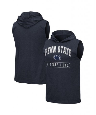 Men's Navy Penn State Nittany Lions Varsity Hoodie Tank Top $21.19 T-Shirts