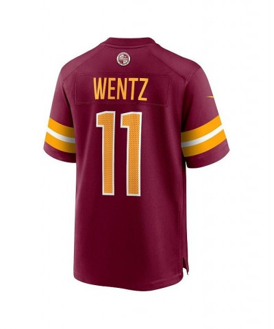 Men's Carson Wentz Burgundy Washington Commanders Game Jersey $36.38 Jersey