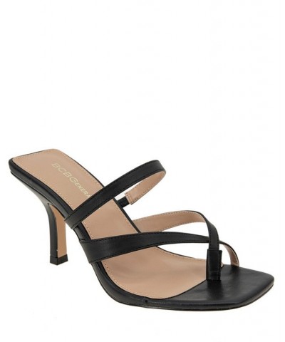 Women's Mosina Strappy Sandal Black $47.69 Shoes