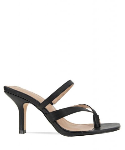 Women's Mosina Strappy Sandal Black $47.69 Shoes