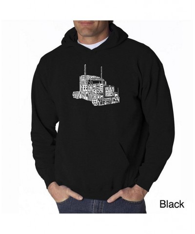 Men's Word Art Hoodie - Keep on Truckin Black $24.00 Sweatshirt