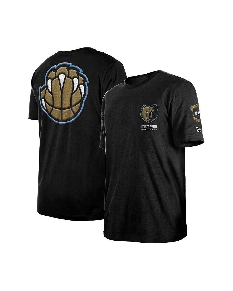 Men's Black Memphis Grizzlies 2022/23 City Edition Elite Pack T-shirt $30.75 T-Shirts