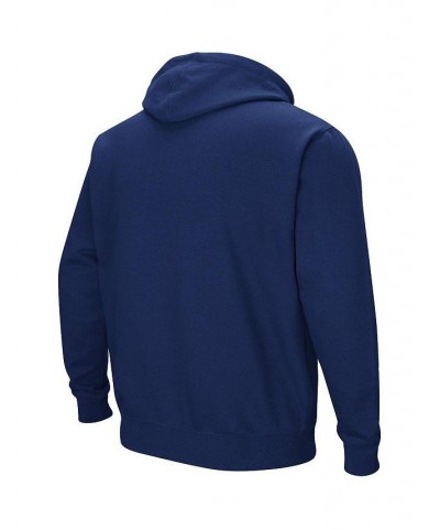 Men's Navy Syracuse Orange Arch and Logo 3.0 Pullover Hoodie $35.39 Sweatshirt