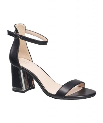 Women's Ankle Strap Dress Sandals Black $40.18 Shoes