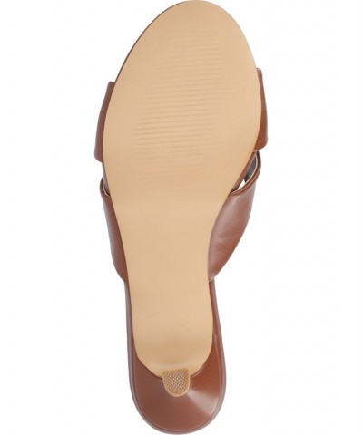 Women's Berkly Slip-on Heel Brown $45.00 Shoes