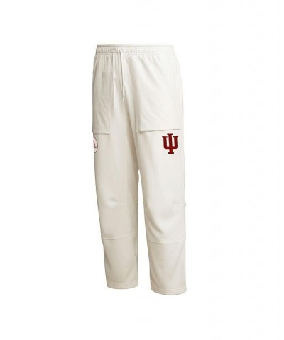 Men's Cream Indiana Hoosiers Zero Dye AEROREADY Pants $38.25 Pants