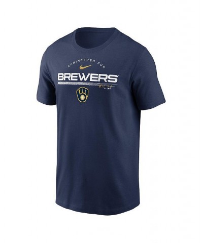 Men's Navy Milwaukee Brewers Team Engineered Performance T-shirt $22.50 T-Shirts