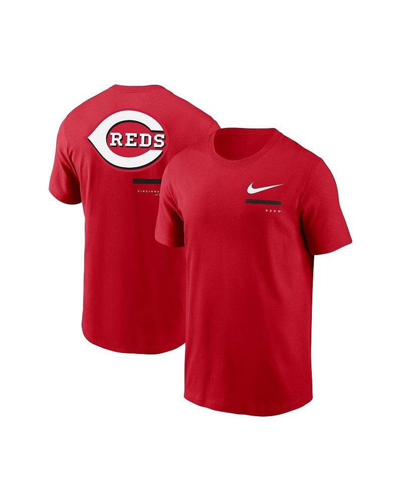 Men's Red Cincinnati Reds Over the Shoulder T-shirt $29.99 T-Shirts