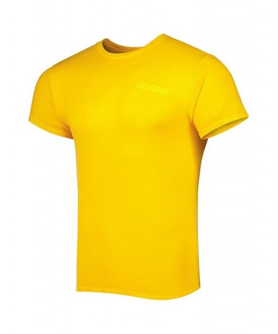 Men's Gold Los Angeles Chargers Fast Track Tonal Highlight T-shirt $21.62 T-Shirts