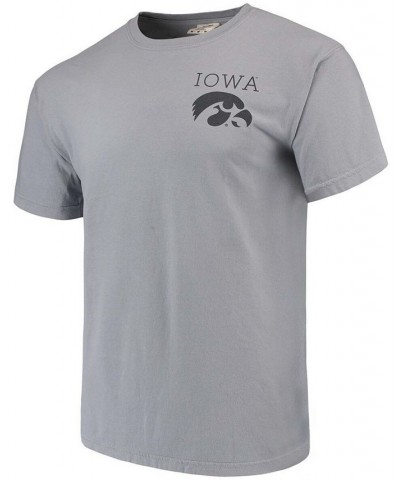 Men's Gray Iowa Hawkeyes Comfort Colors Campus Scenery T-shirt $17.64 T-Shirts