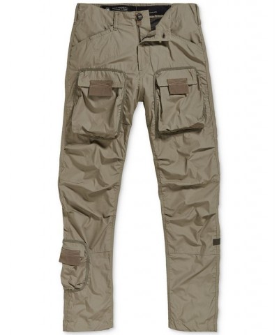 Men's 3D Regular-Fit Tapered Cargo Pants Tan/Beige $54.40 Pants