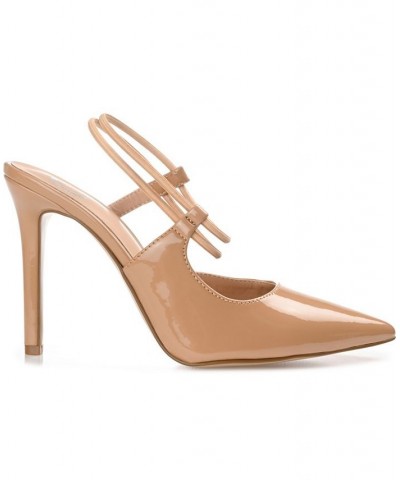 Women's Gracelle Stiletto Tan/Beige $41.80 Shoes