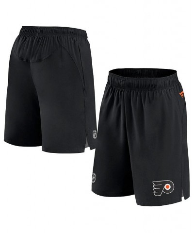 Men's Branded Black Philadelphia Flyers Authentic Pro Rink Shorts $29.57 Shorts