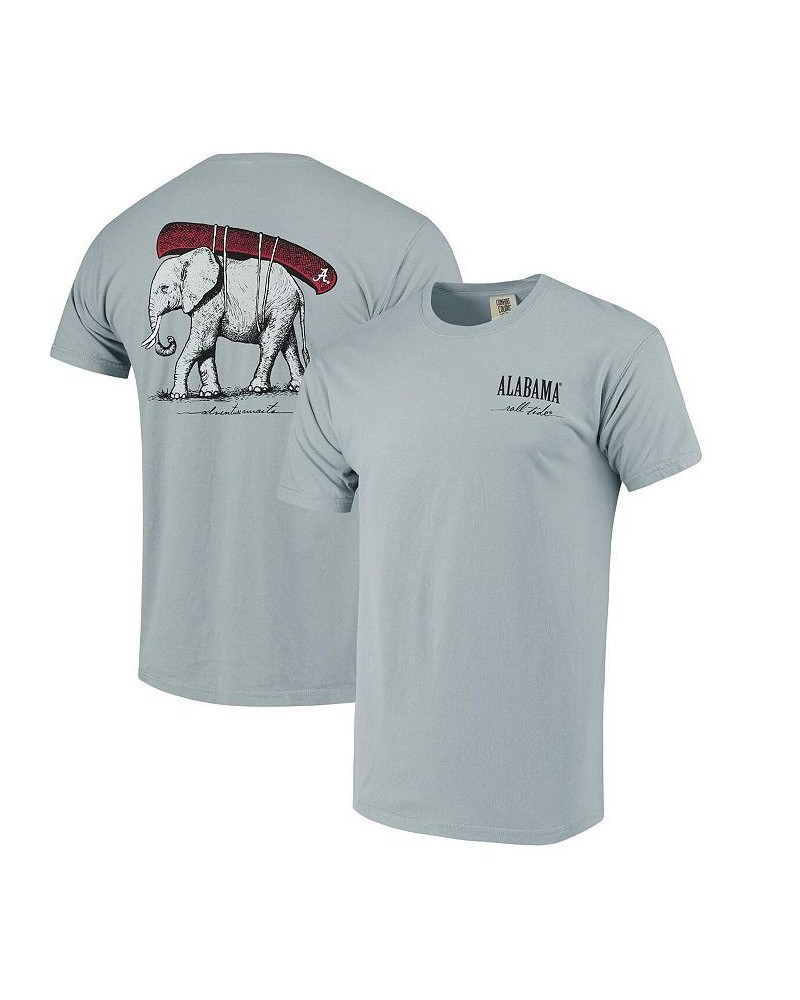 Men's Gray Alabama Crimson Tide Canoe Local Comfort Colors T-shirt $23.93 T-Shirts