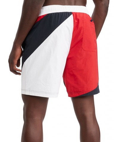 Men's Colorblocked Drawstring 7" Swim Trunks PD04 $22.55 Swimsuits