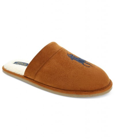 Men's Polo Scuff Slippers Tan/Beige $25.20 Shoes