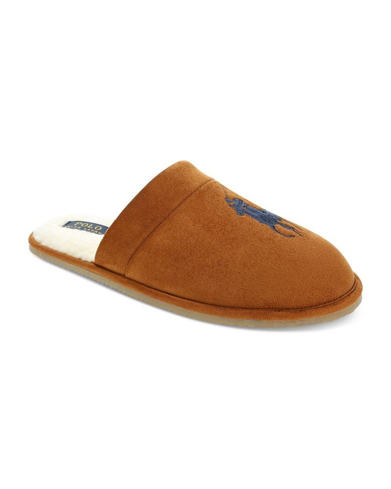 Men's Polo Scuff Slippers Tan/Beige $25.20 Shoes