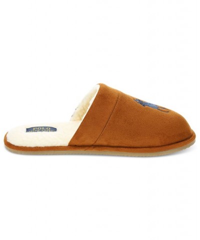 Men's Polo Scuff Slippers Tan/Beige $25.20 Shoes