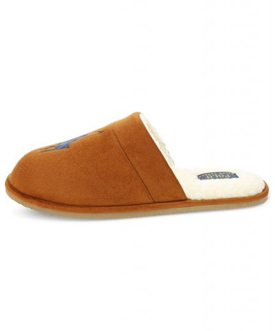 Men's Polo Scuff Slippers Tan/Beige $25.20 Shoes