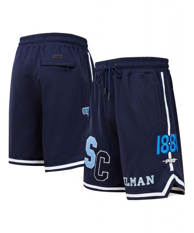 Men's Navy Spelman College Jaguars University Classic Shorts $38.50 Shorts