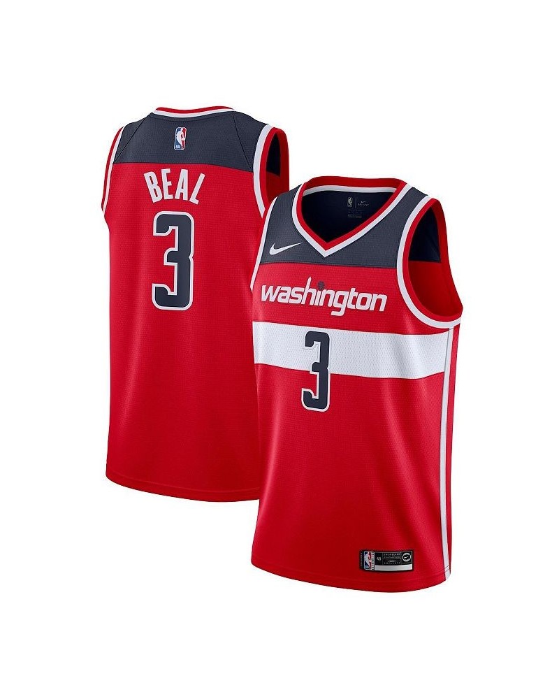 Men's Bradley Beal Red Washington Wizards 2019/2020 Swingman Jersey - Icon Edition $45.08 Jersey