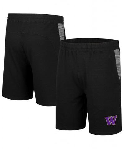 Men's Black Washington Huskies Wild Party Tri-Blend Shorts $21.59 Shorts