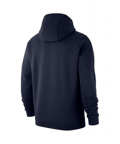 Men's Navy Virginia Cavaliers Basketball Icon Club Fleece Pullover Hoodie $29.70 Sweatshirt