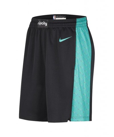 Men's Black Portland Trail Blazers 2022/23 City Edition Swingman Shorts $34.65 Shorts