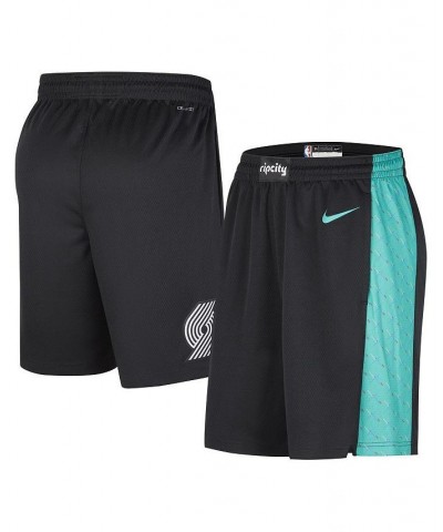 Men's Black Portland Trail Blazers 2022/23 City Edition Swingman Shorts $34.65 Shorts