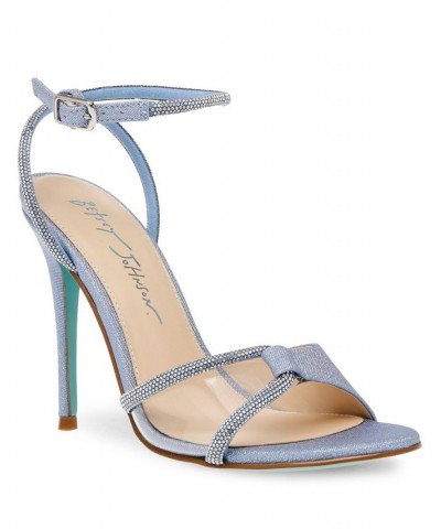 Women's Vera Evening Sandals Blue $45.87 Shoes