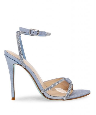 Women's Vera Evening Sandals Blue $45.87 Shoes