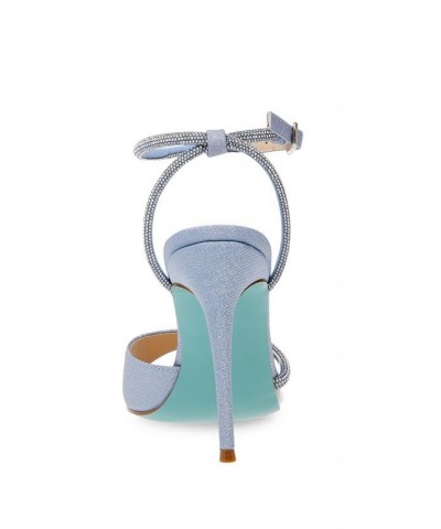 Women's Vera Evening Sandals Blue $45.87 Shoes