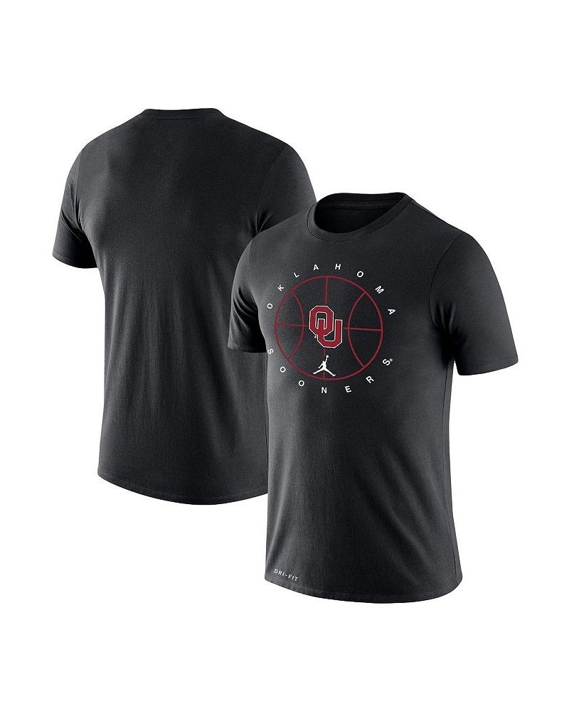 Men's Brand Black Oklahoma Sooners Basketball Icon Legend Performance T-shirt $24.50 T-Shirts