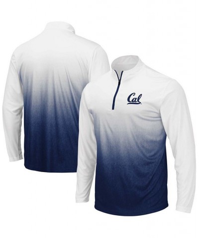 Men's Navy Cal Bears Magic Team Logo Quarter-Zip Jacket $15.12 Jackets