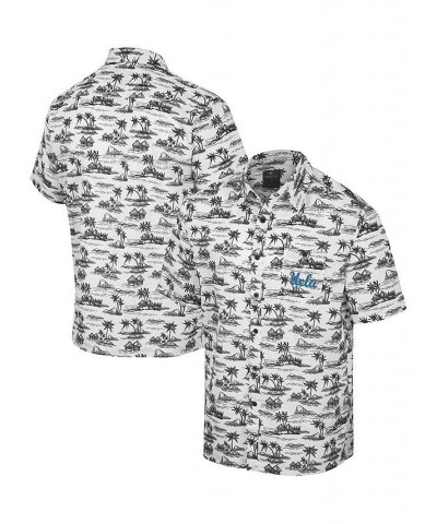 Men's White UCLA Bruins Spontaneous is Romantic Camp Button-Up Shirt $33.00 Shirts