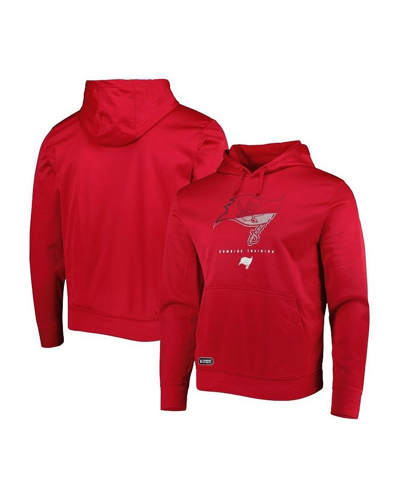 Men's Red Tampa Bay Buccaneers Combine Authentic Watson Pullover Hoodie $18.80 Sweatshirt