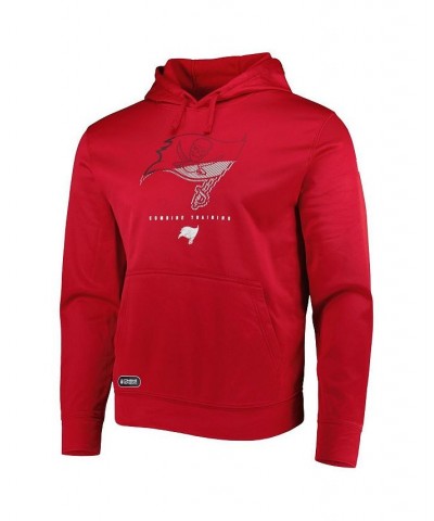 Men's Red Tampa Bay Buccaneers Combine Authentic Watson Pullover Hoodie $18.80 Sweatshirt