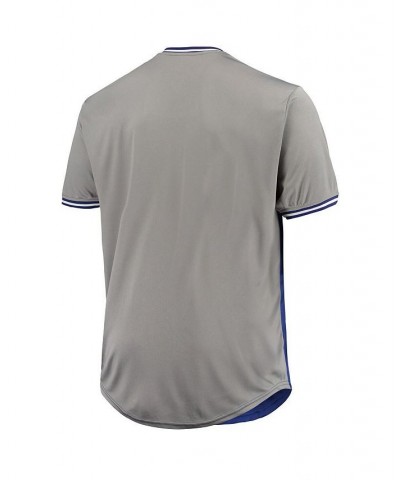 Men's Royal, Light Blue Los Angeles Dodgers Big and Tall Solid V-Neck T-shirt $30.80 T-Shirts