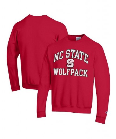 Men's Red NC State Wolfpack High Motor Pullover Sweatshirt $33.79 Sweatshirt