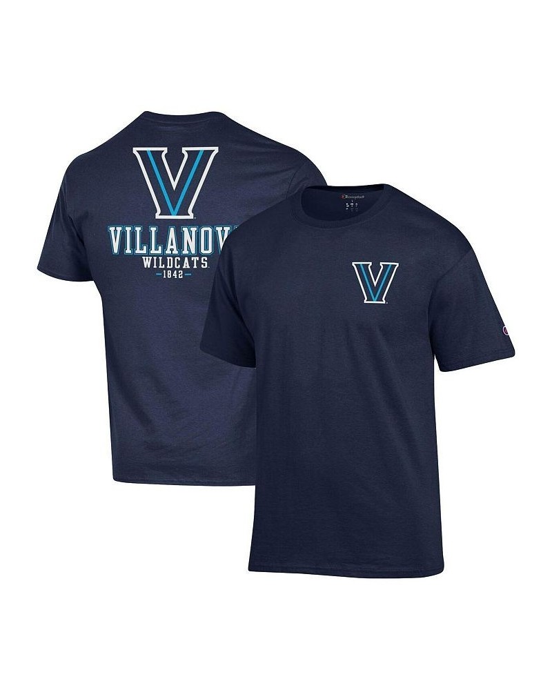 Men's Navy Villanova Wildcats Stack 2-Hit T-shirt $24.74 T-Shirts