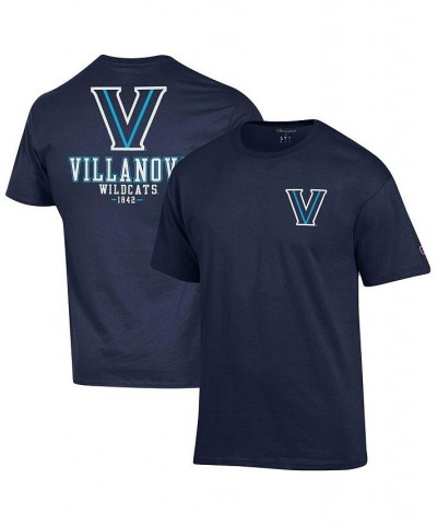 Men's Navy Villanova Wildcats Stack 2-Hit T-shirt $24.74 T-Shirts