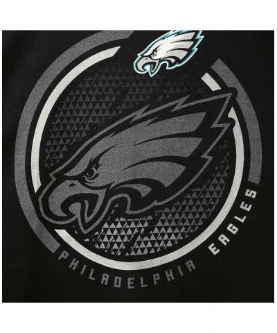 Men's Big and Tall Black Philadelphia Eagles Color Pop Long Sleeve T-shirt $21.99 T-Shirts