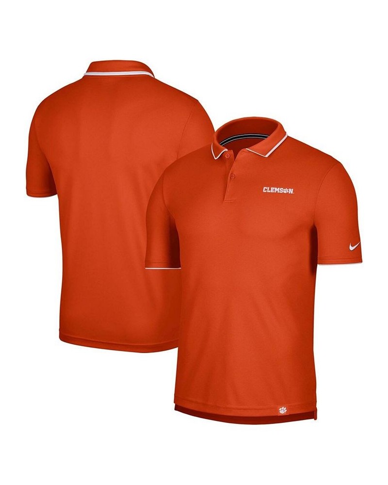 Men's Orange Clemson Tigers Performance Polo Shirt $27.60 Polo Shirts