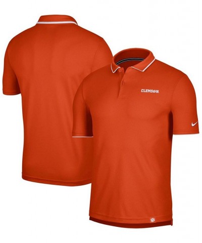 Men's Orange Clemson Tigers Performance Polo Shirt $27.60 Polo Shirts