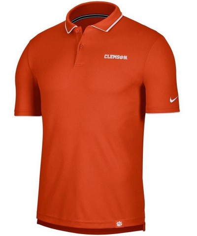 Men's Orange Clemson Tigers Performance Polo Shirt $27.60 Polo Shirts