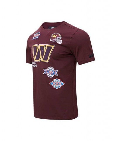 Men's Burgundy Washington Commanders Championship T-shirt $29.40 T-Shirts