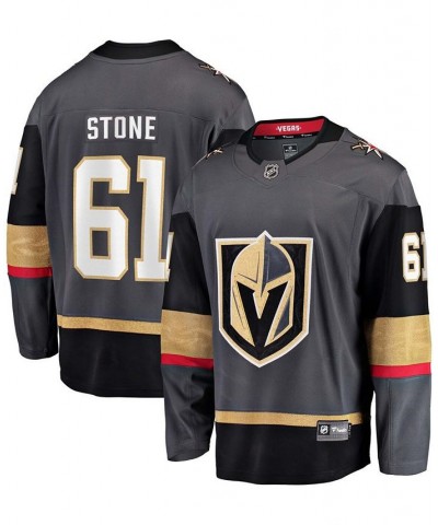 Men's Mark Stone Gray Vegas Golden Knights Home Premier Breakaway Player Jersey $59.22 Jersey